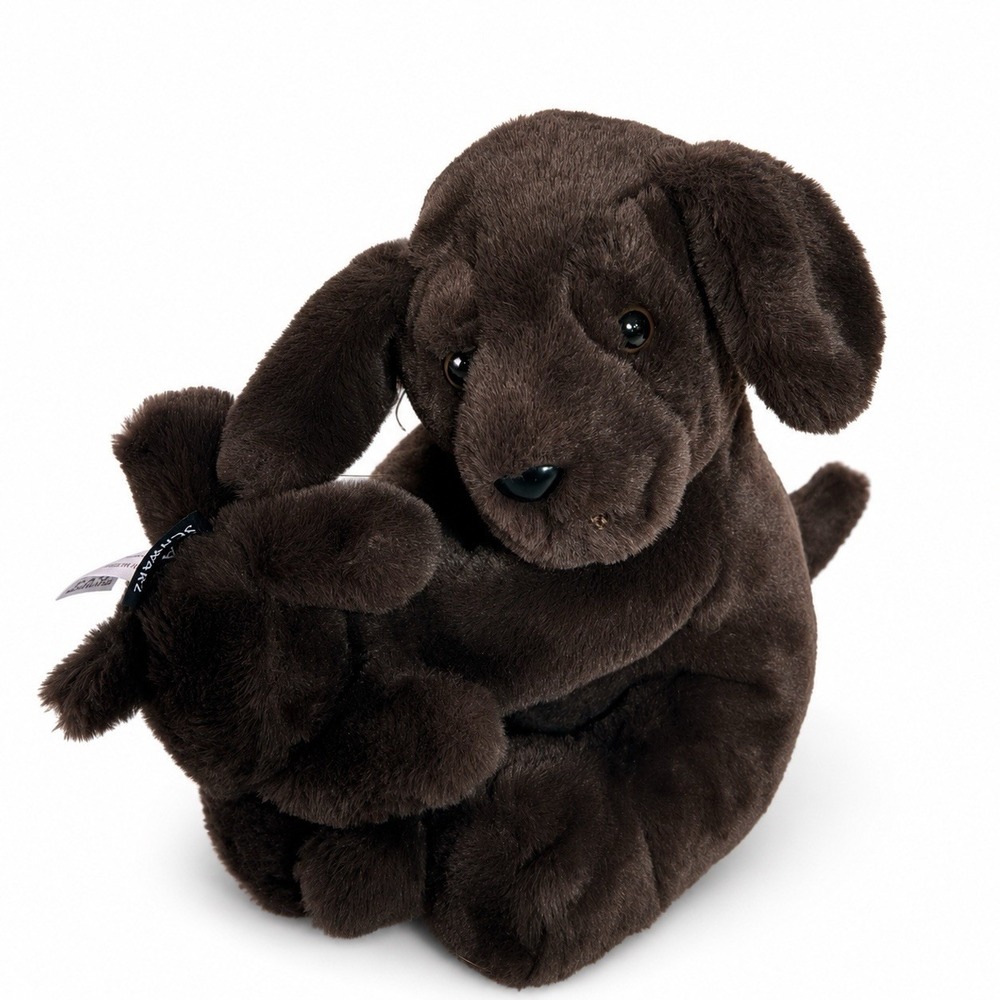 FAO Schwartz‎ Mommy and Me Labrador Plush 10" Brown Stuffed Animal Soft Toy